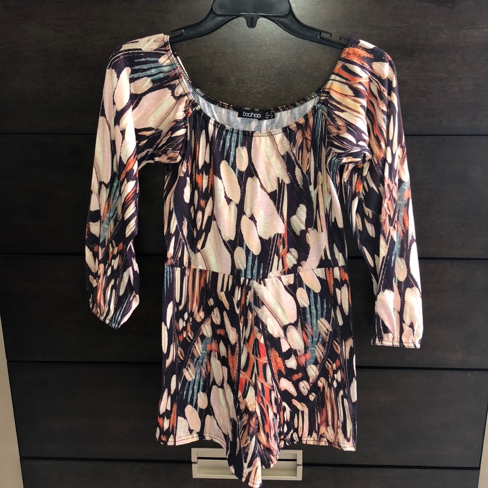 Boohoo | Multi colored romper